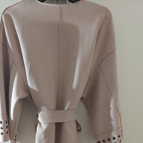 Zara Kimono Faux Suede Jacket - Picture 5 of 5